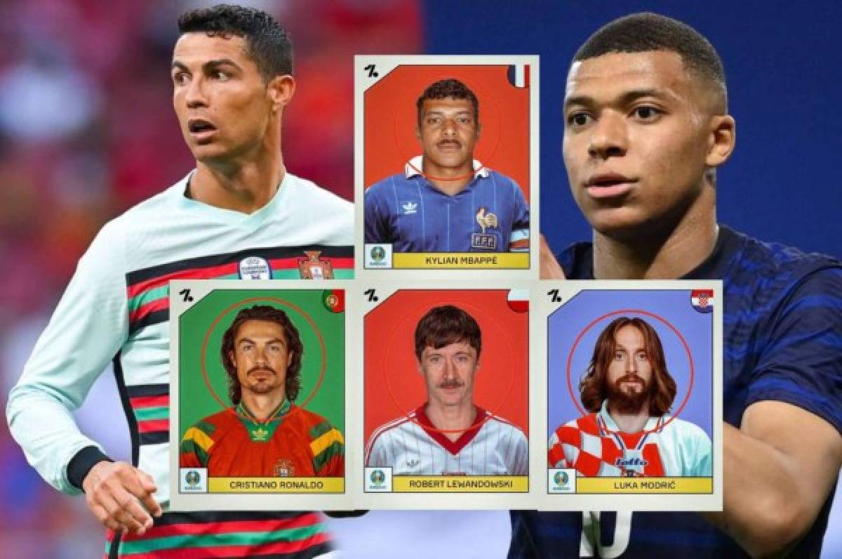 ¡Qué bigotazo se carga Mbappé! Los extravagantes looks ochenteros de las estrellas de la Eurocopa