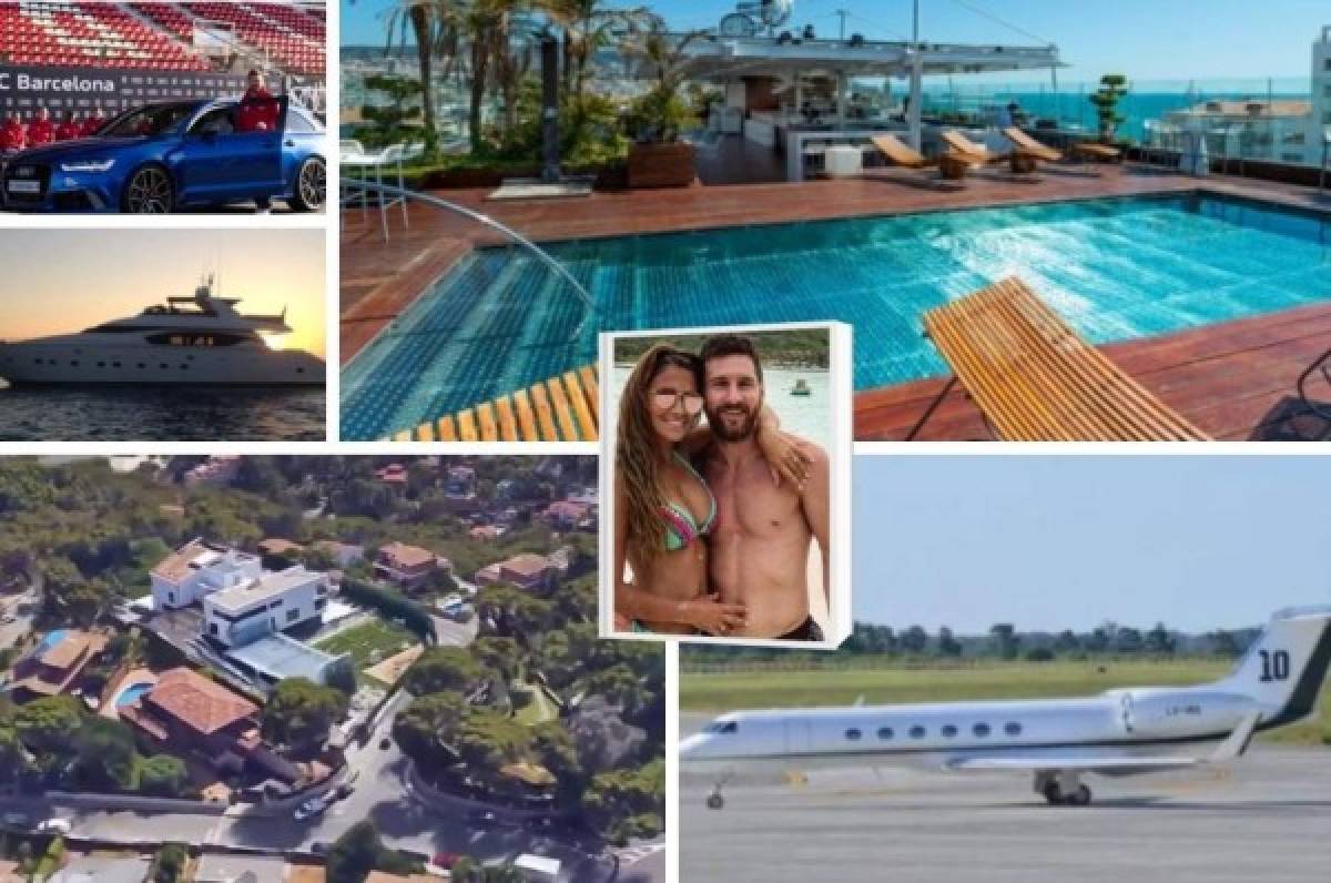 Así gasta Messi sus 555 millones de euros: Mansión, jet privado, hoteles y su colección de autos