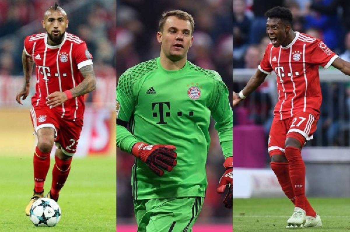 ¡Bayern Munich y sus cuatro importantes bajas para medirse al Real Madrid!