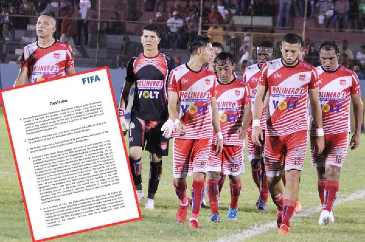 FIFA da ultimátum al Vida para que pague deuda a club de Trinidad por el caso Jamal Charles
