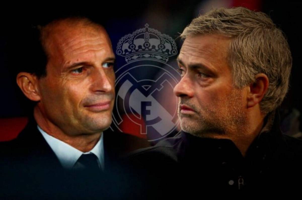 Mourinho y Allegri, candidatos a tomar al Real Madrid si Zidane falla en la Champions