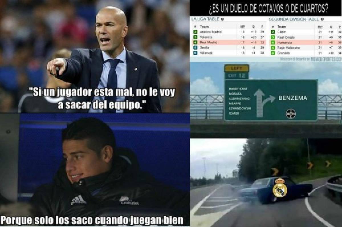 Los mejores memes del empate del Real Madrid ante el Numancia en Copa del Rey