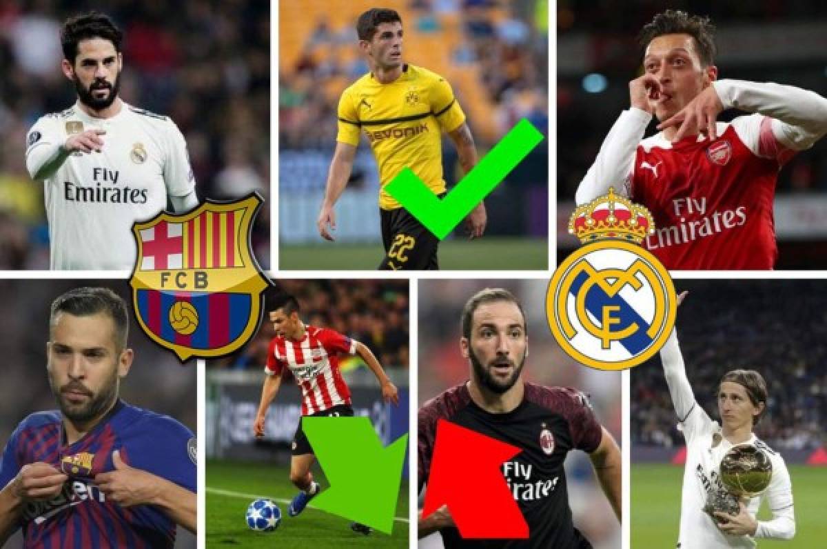 Mercado: El crack que llegaría al Barça en enero y Real Madrid ultima dos fichajes