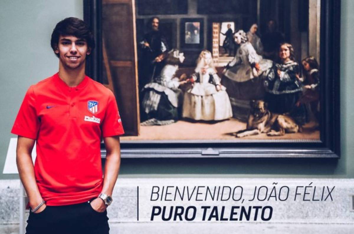OFICIAL: Atlético de Madrid anuncia el fichaje del portugués Joao Félix