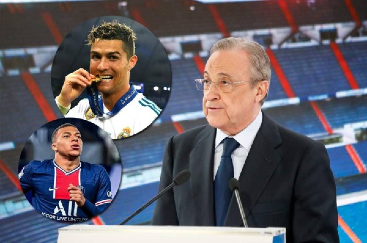 ¡Bombazos de Florentino Pérez! Le cierra las puertas del Real Madrid a Cristiano Ronaldo y habla de Mbappé