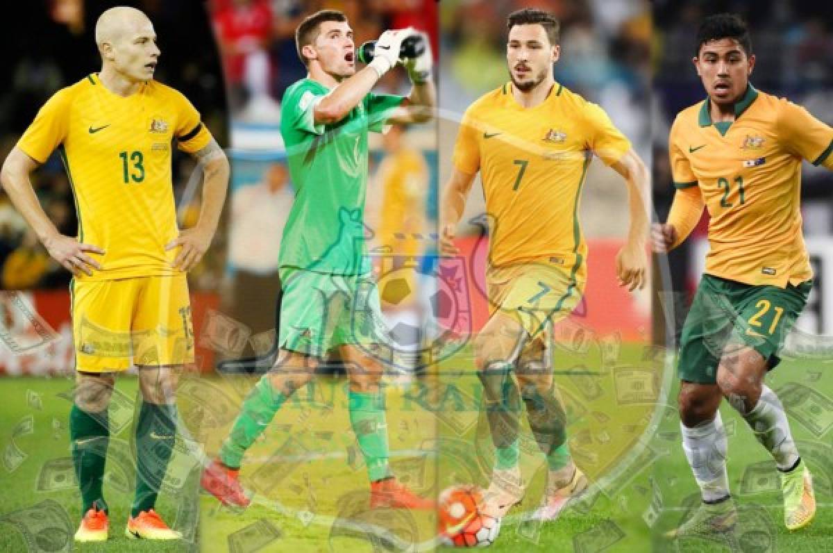 Selección de Australia es 32 veces más cara que Honduras, según Transfermarkt