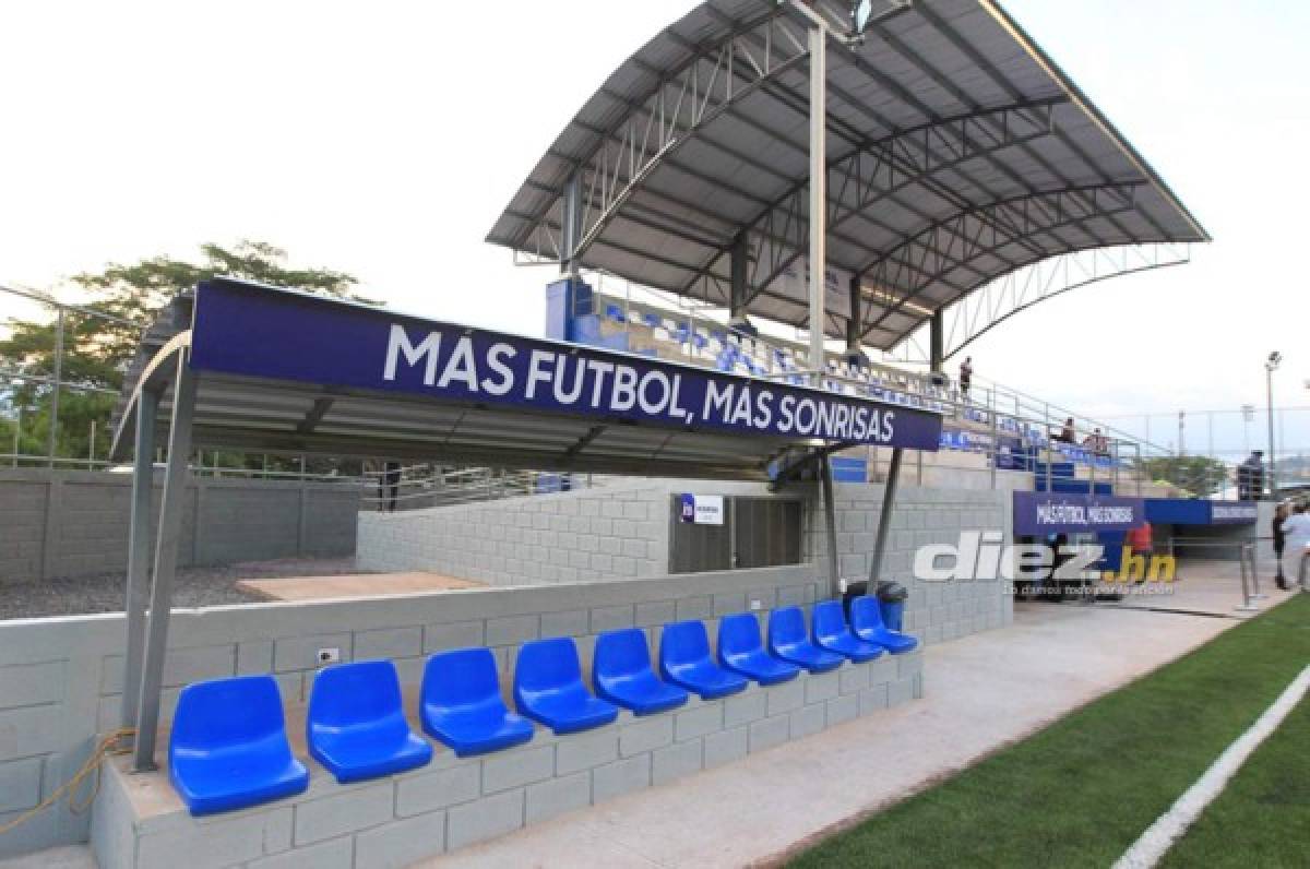 FOTOS: Fenafuth inaugura un mini estadio para Ligas Menores en Tegucigalpa