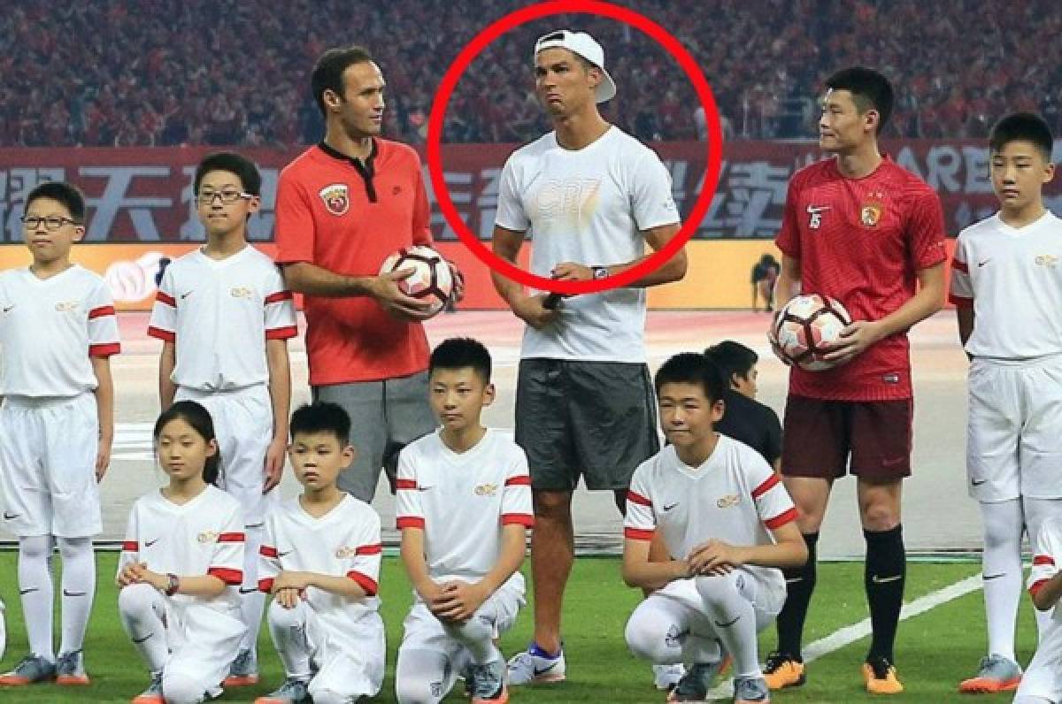 Cristiano Ronaldo y su egocéntrica frase en partido del año en China
