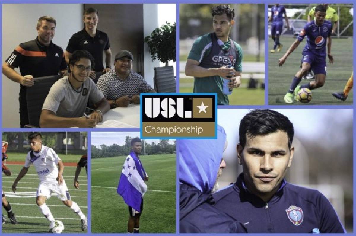 La USL de Estados Unidos, el nuevo refugio para futbolistas hondureños