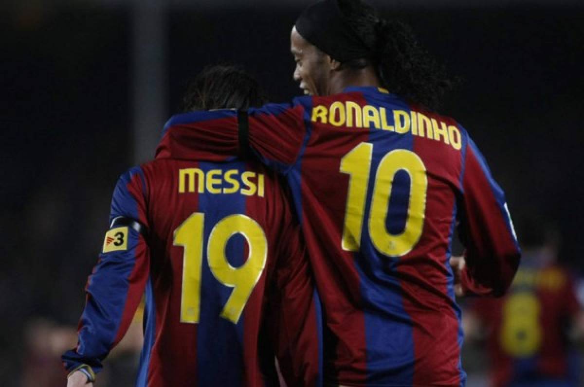 La conmovedora carta de Ronaldinho a Messi
