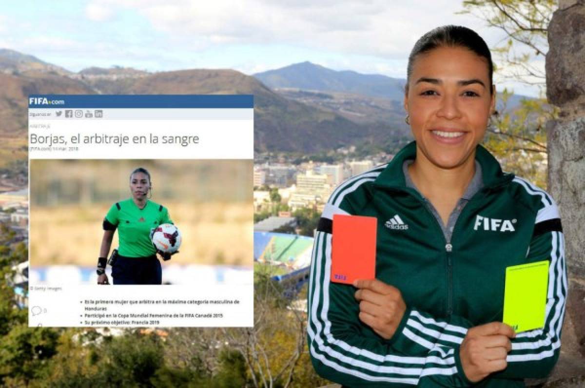 FIFA resalta la carrera de la hondureña Melissa Pastrana como árbitro