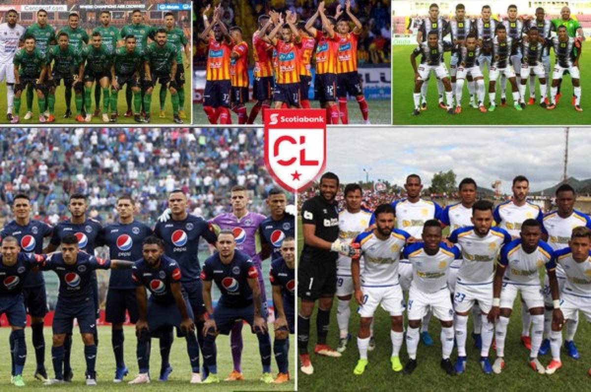 Los equipos que ya están clasificados a la Liga Concacaf 2019