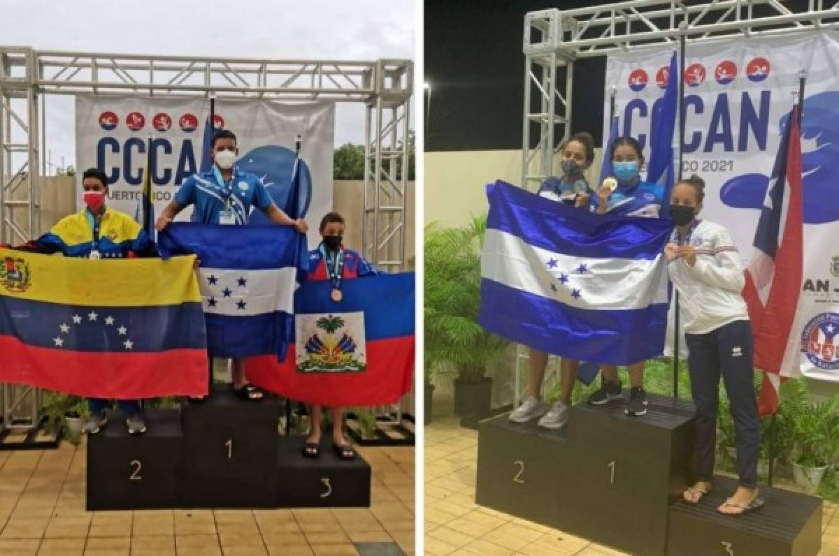 Michell Ramírez y Omar Oyuela regalan tres medallas de oro más a Honduras en el CCCAN