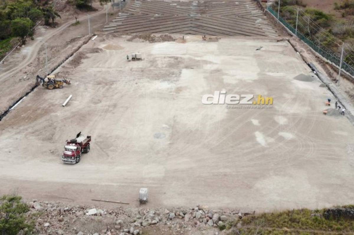 Fotos: Así avanza la construcción de la nueva sede de Olimpia