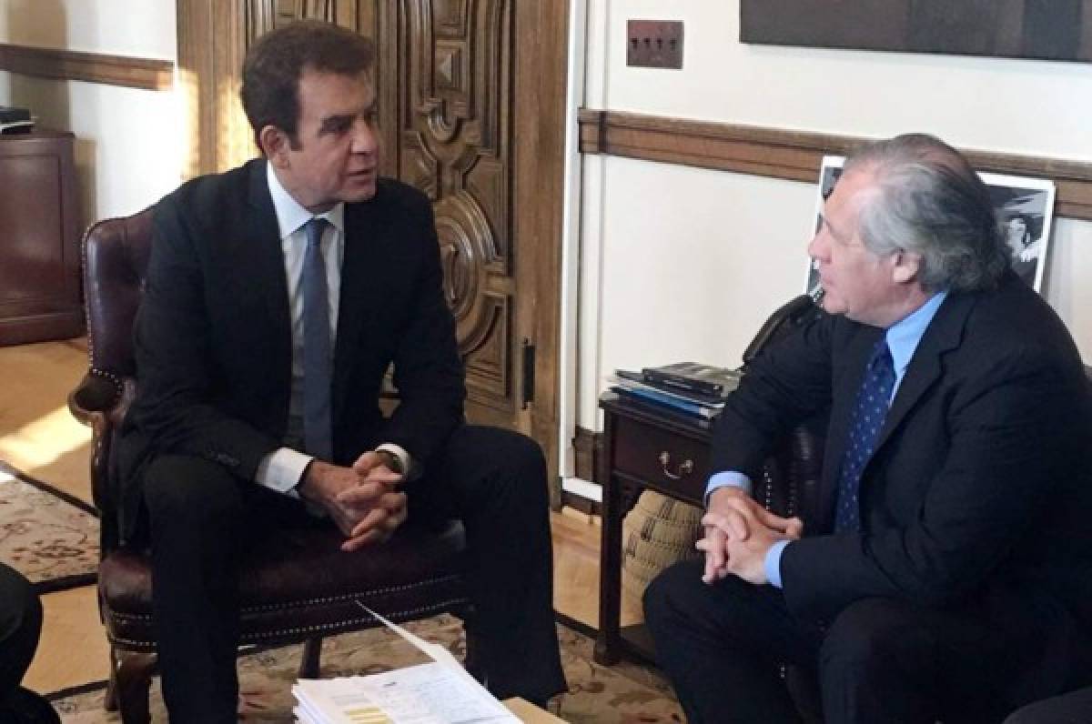 Secretario General de la OEA Luis Almagro recibió a Salvador Nasralla en Washington