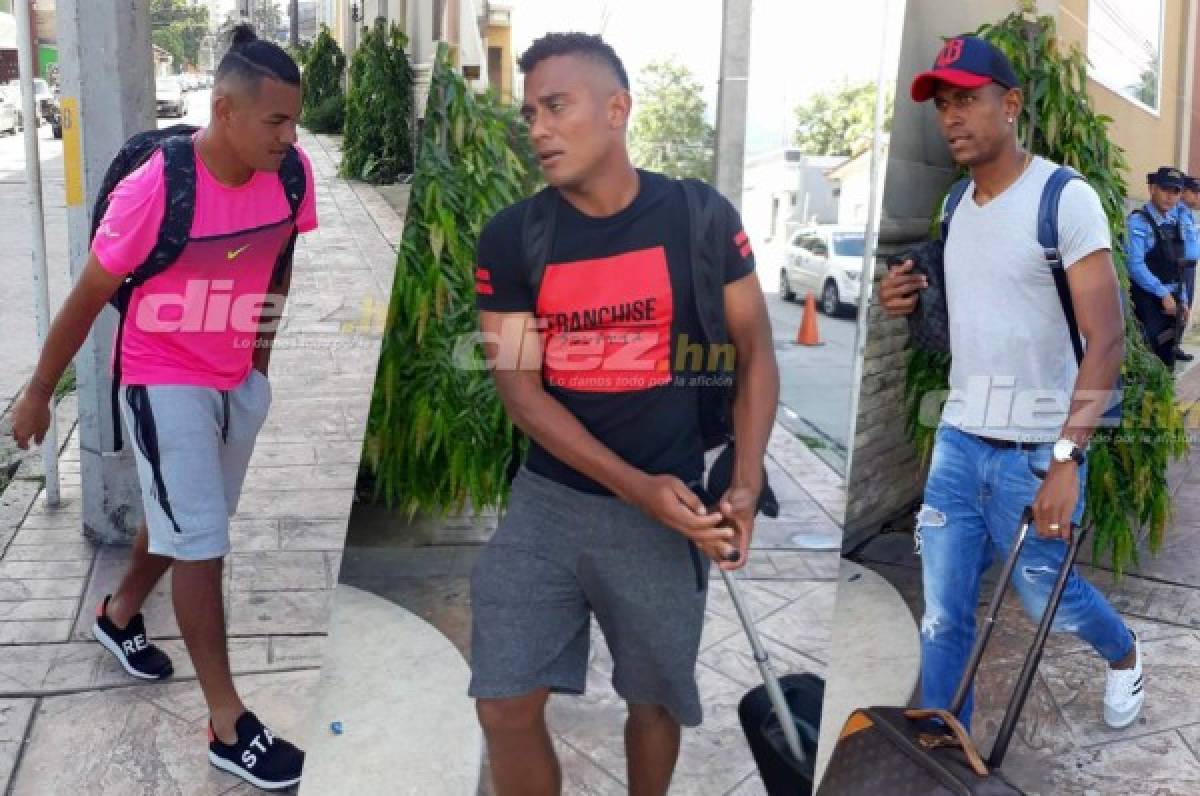 Curiosos looks de los jugadores de la Selección al llegar a San Pedro Sula