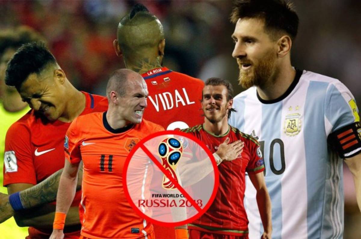 Grandes estrellas del fútbol que podrían quedar fuera de Rusia 2018  