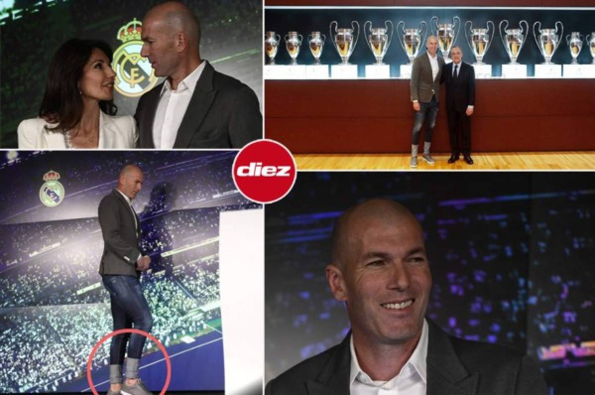 No viste en TV: Sorpresivo detalle de Zidane en su presentación con el Real Madrid