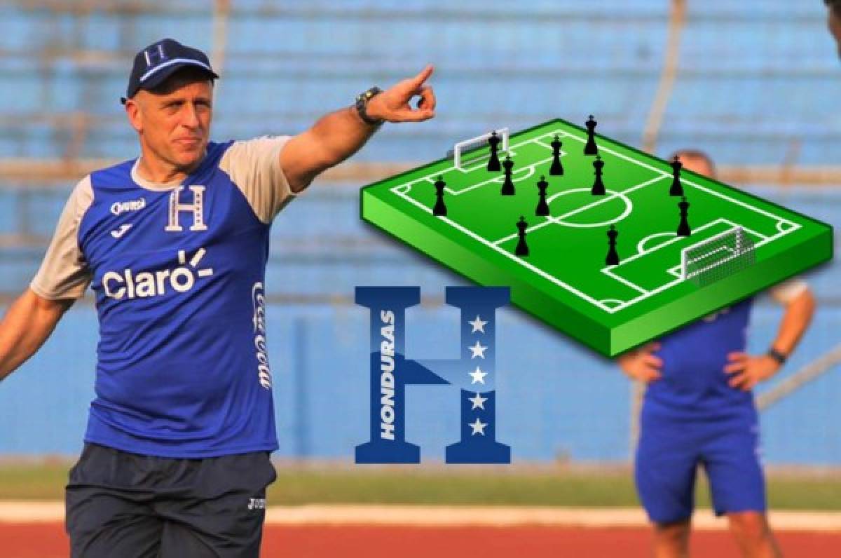 El primer 11 de Fabián Coito con la Sub-23 de Honduras rumbo a Tokio 2020