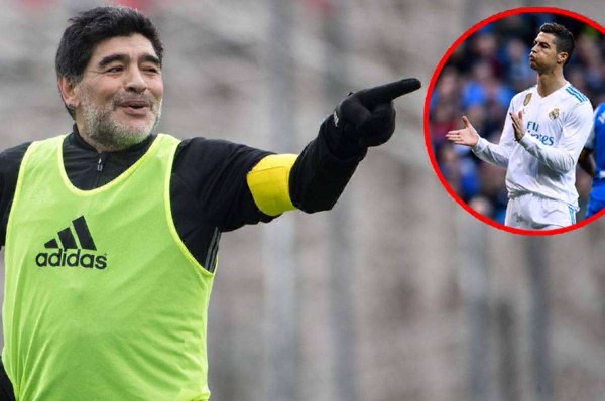 Maradona: ''Cualquiera puede decir disparates; Cristiano no es el mejor de la historia''