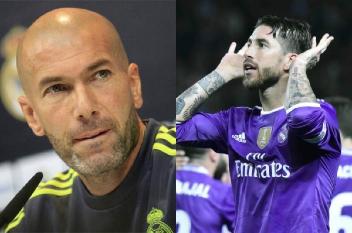 Zidane: ''Ramos es nuestro capitán y un ejemplo para todos''