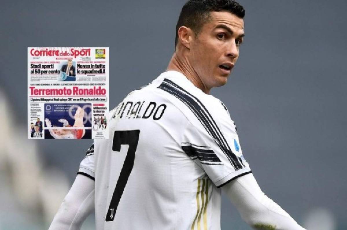Terremoto en el mercado de fichajes: En Italia informan que Cristiano Ronaldo iría al PSG
