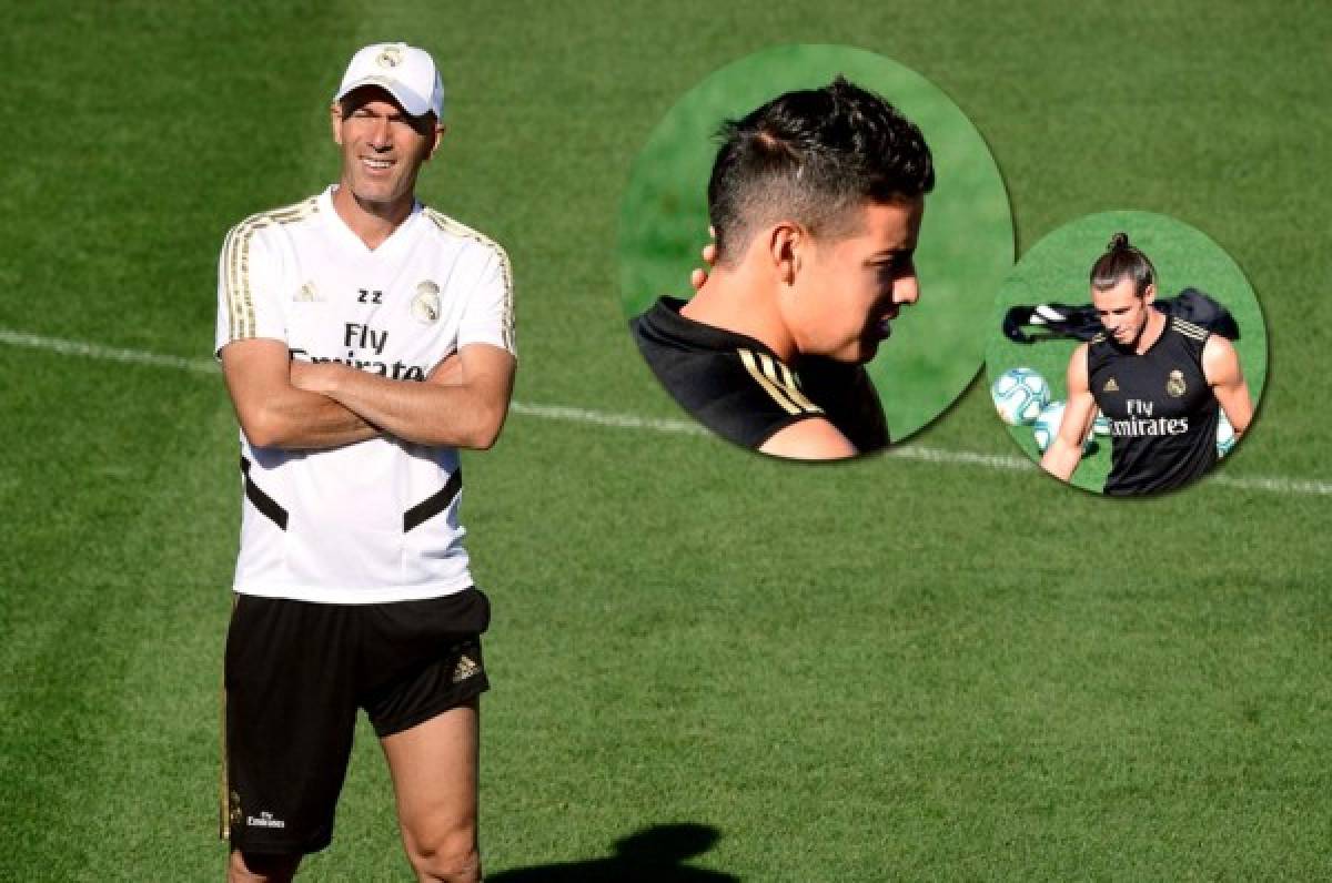 Confirmado: Zidane define el futuro final de Bale y James en Real Madrid