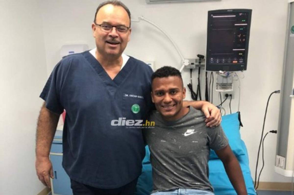 Ever Alvarado será operado este martes en San Pedro Sula por el doctor Óscar Benítez