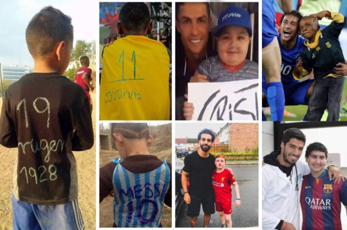 ¡Messi, Cristiano y Rougier! Los futbolistas que no dudaron en cumplir el sueño de un niño