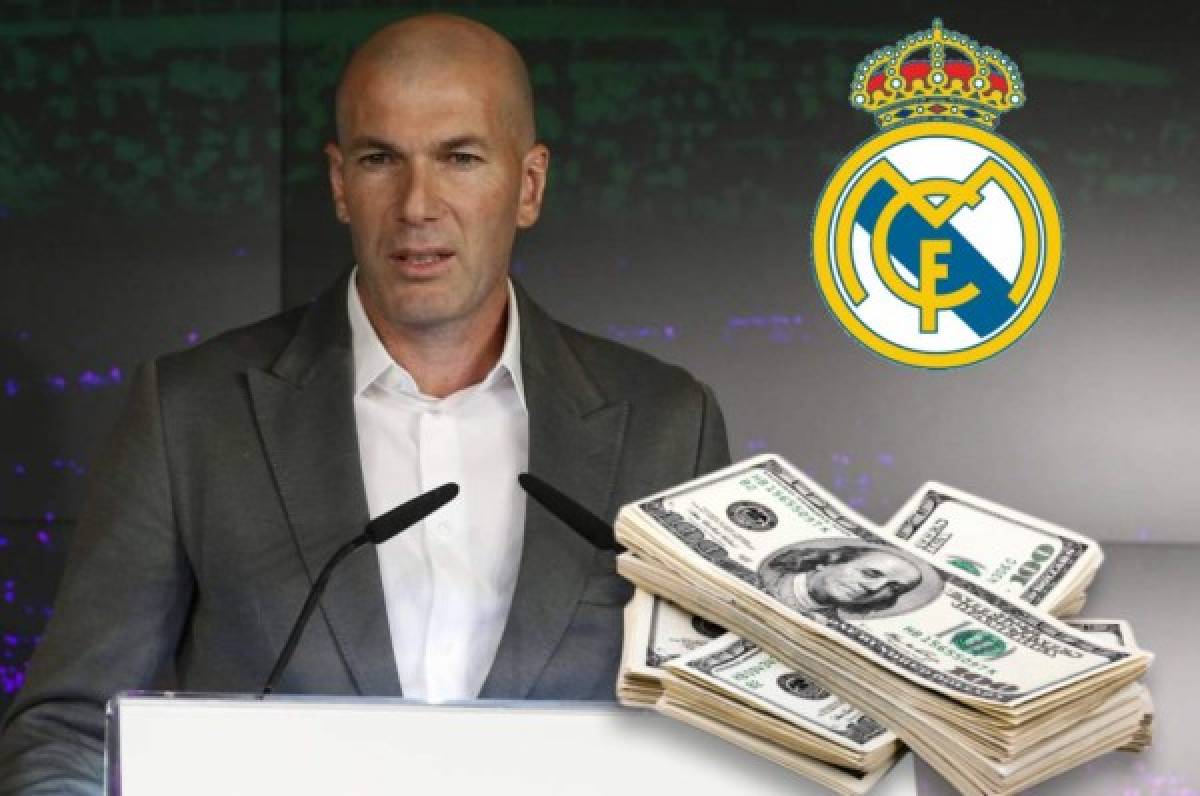 Revelan el suelo que ganará Zidane en su nueva etapa con el Real Madrid   