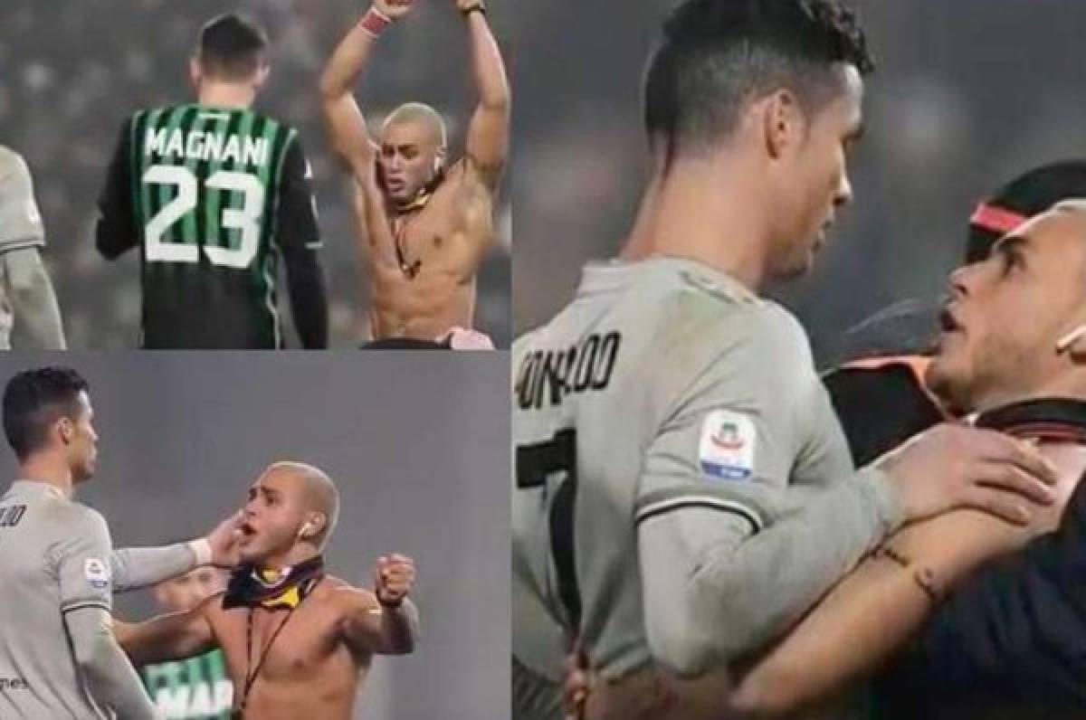 Severo castigo: Lo caro que sale darle un abrazo Cristiano Ronaldo en Italia