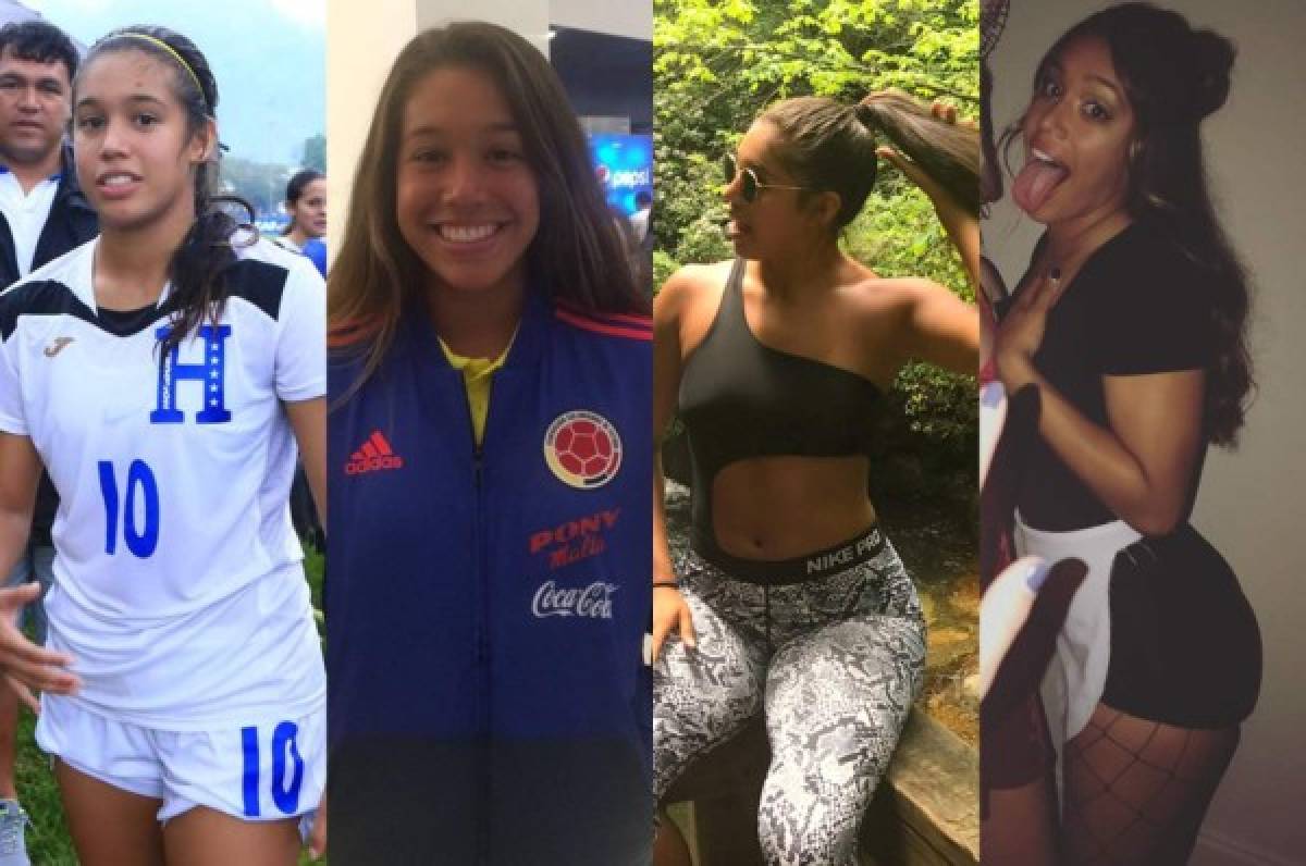 FOTOS: La futbolista hondureña Elexa Bahr y su cambio físico tres años después