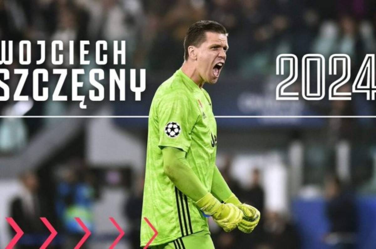 OFICIAL: El portero polaco Szczesny renueva su contrato con la Juventus