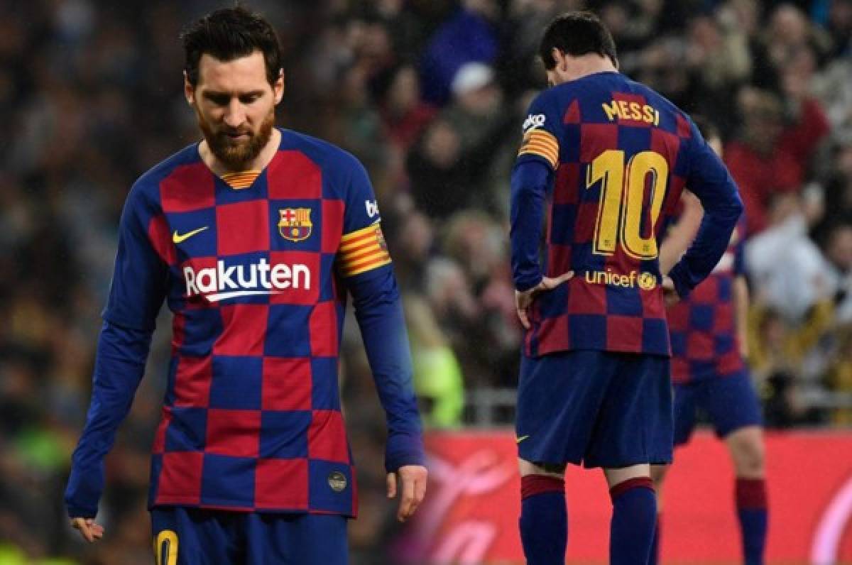 ''El Barcelona estaba cagado en la cancha y Messi parece exjugador de fútbol''