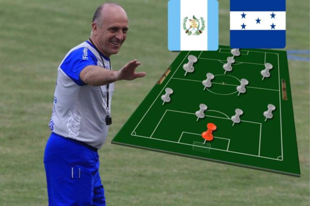 Oficial: El 11 improvisado de Honduras que enfrenta a la selección de Guatemala  