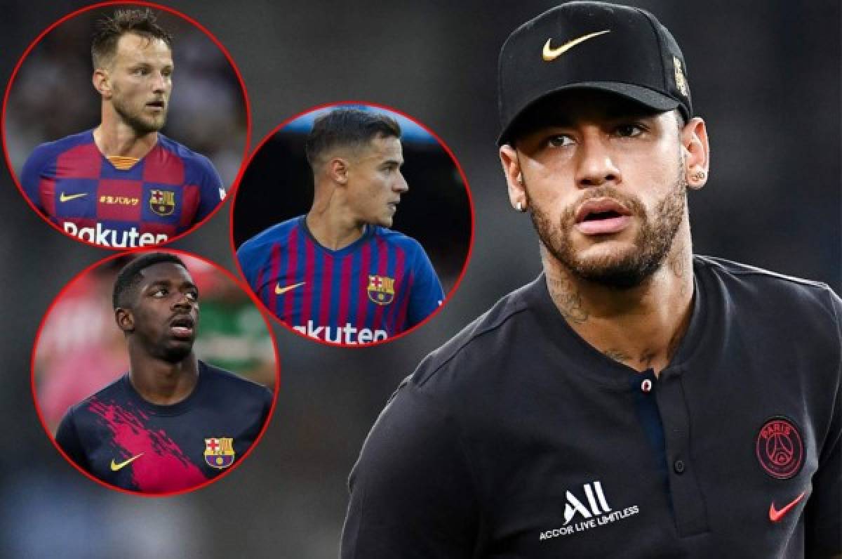 ¡Ya van siete! Los futbolistas que ha ofrecido el Barcelona al PSG por Neymar