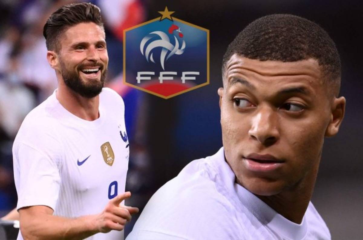 Giroud hace enardecer a Mbappé y éste ya estaba preparando una conferencia para hablar