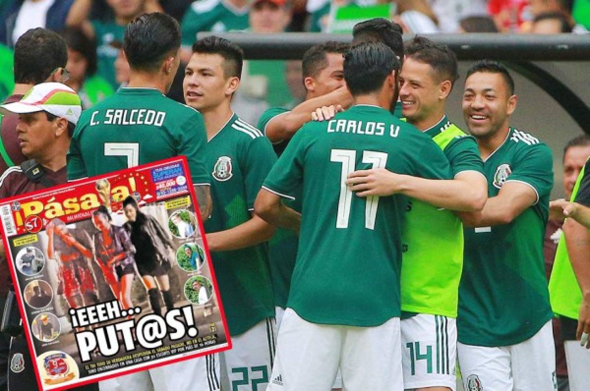 Diario mexicano dedica polémica portada a los seleccionados fiesteros