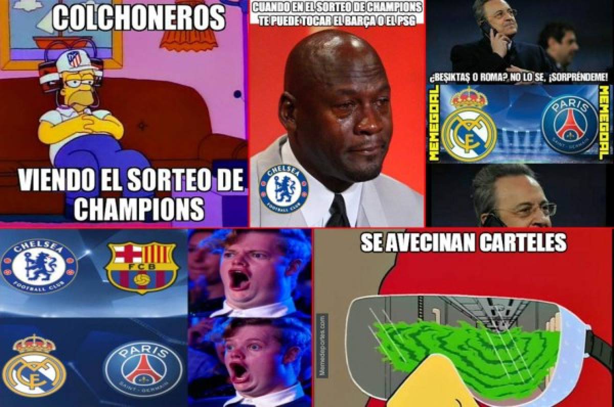 Memes del sorteo de octavos de Champions atacan al Real Madrid