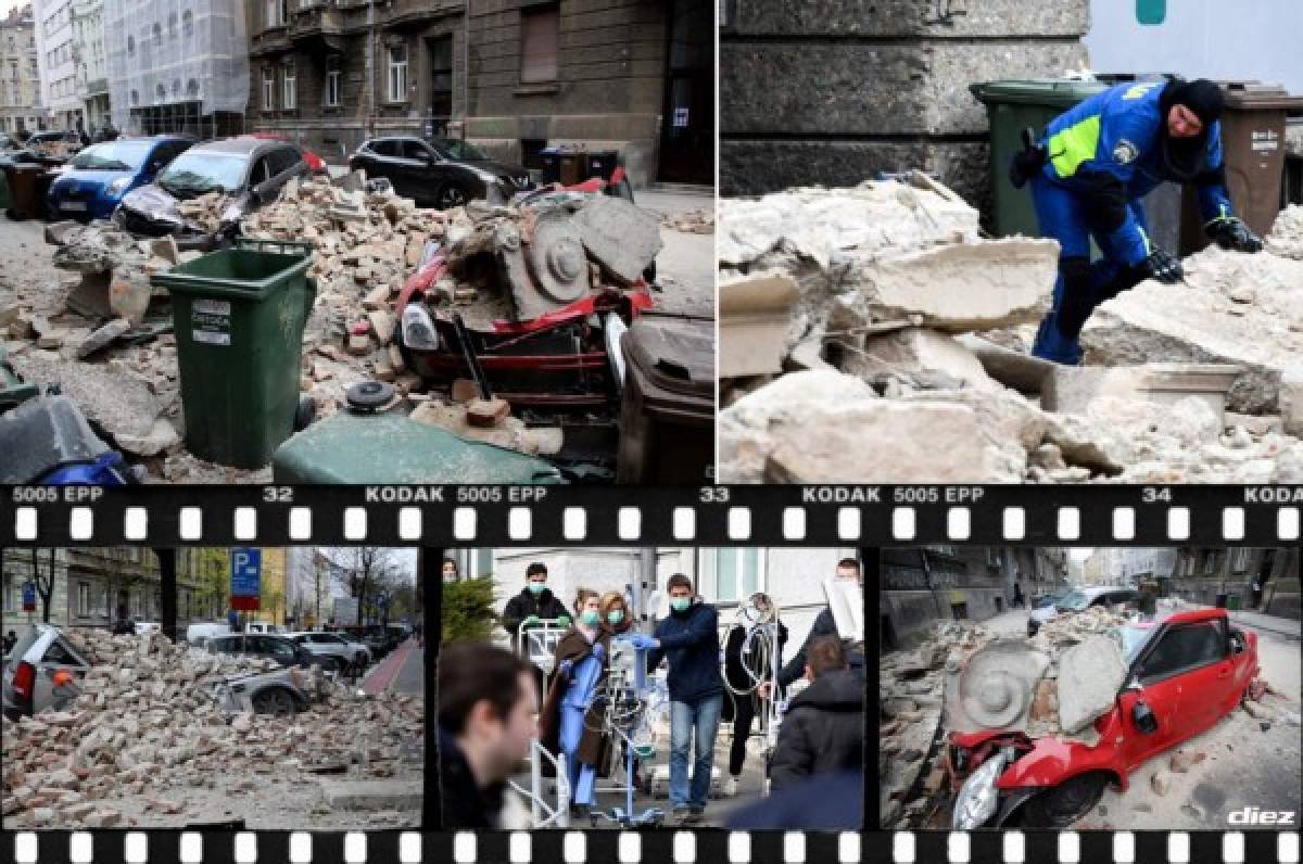 Fotos: Fuerte temblor sacude a Croacia en plena crisis mundial por coronavirus