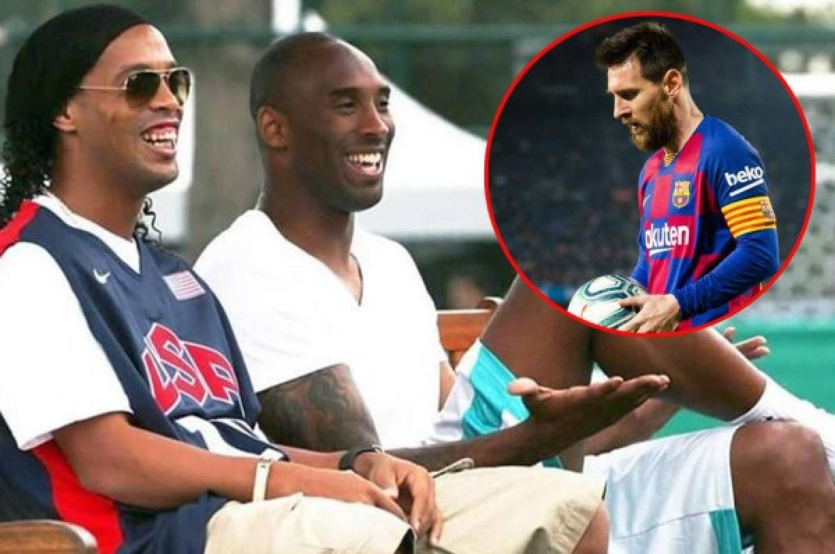 Kobe Bryant conoció a Messi gracias a Ronaldinho: ''Este va a ser el mejor de todos los tiempos''