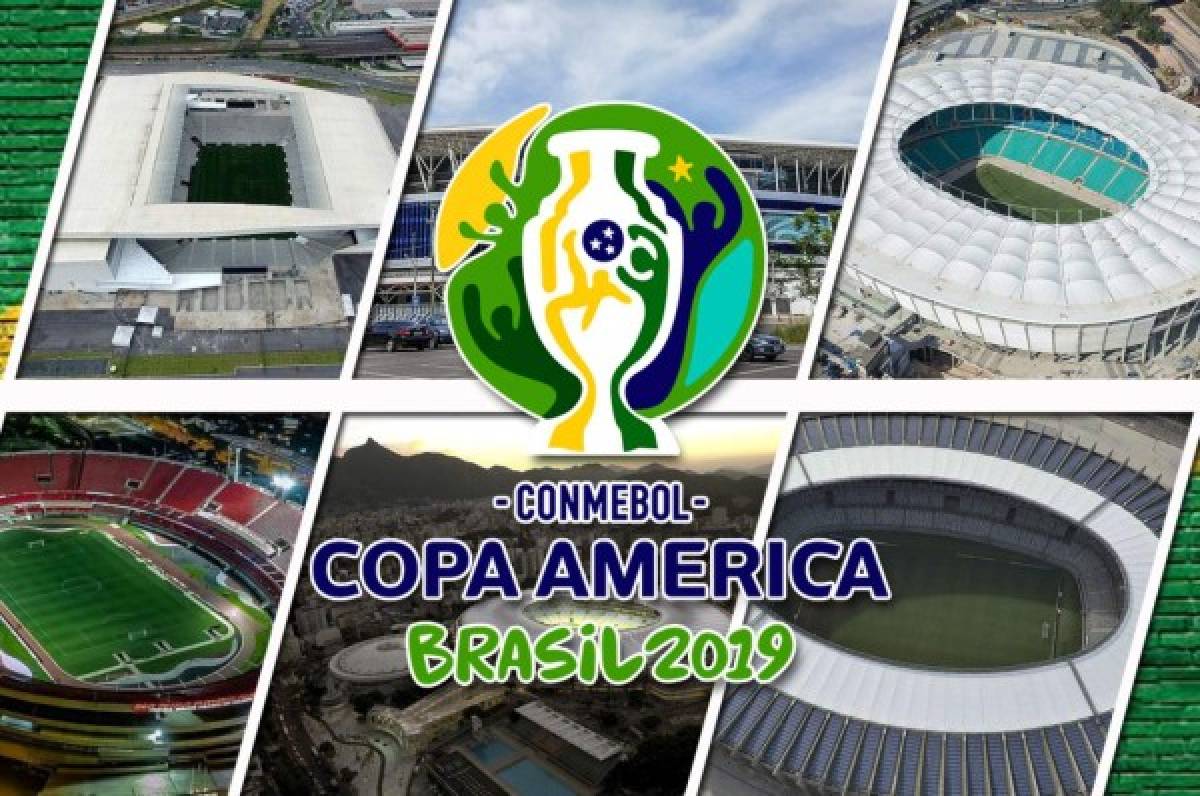 Estas son las sedes de la Copa América Brasil 2019