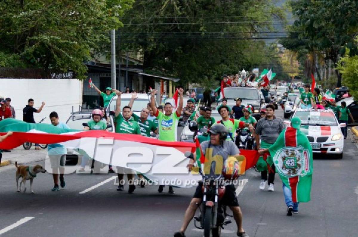 ¡Locura y hermosura! San Pedro Sula sigue celebrando la novena copa del Marathón