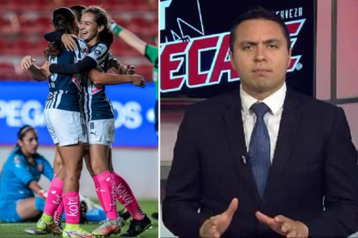 El feo comentario que hizo narrador de TUDN a una jugadora de Rayadas en la Liga MX Femenil