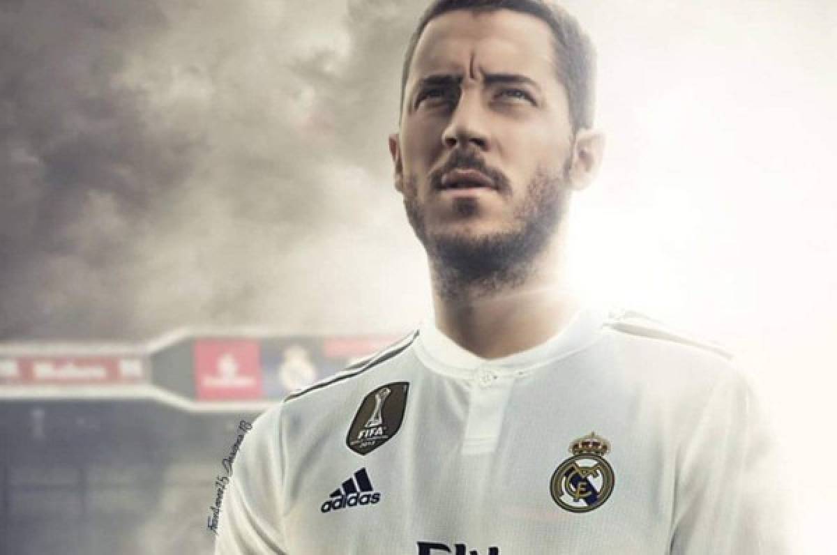 ¡De crack! El número de camisa que le daría el Real Madrid a Hazard