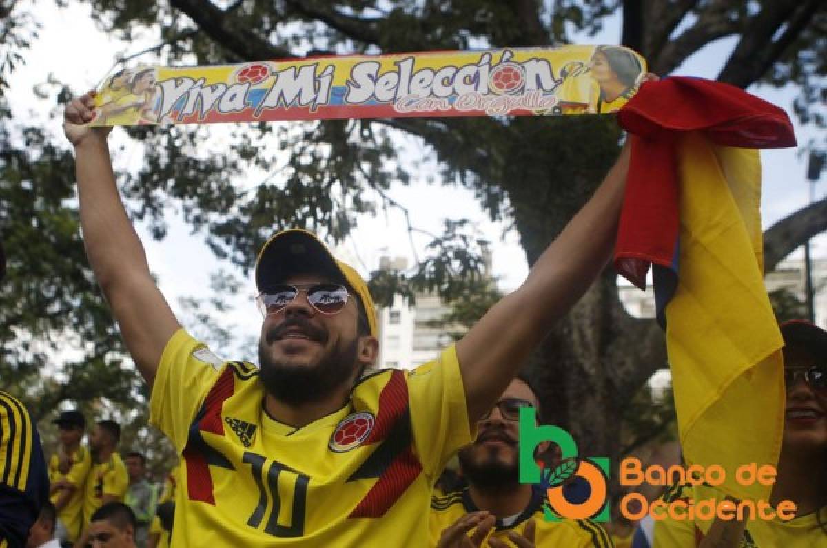El ambiente durante el partido Colombia vs Japón, los cafeteros sufrieron en su debut