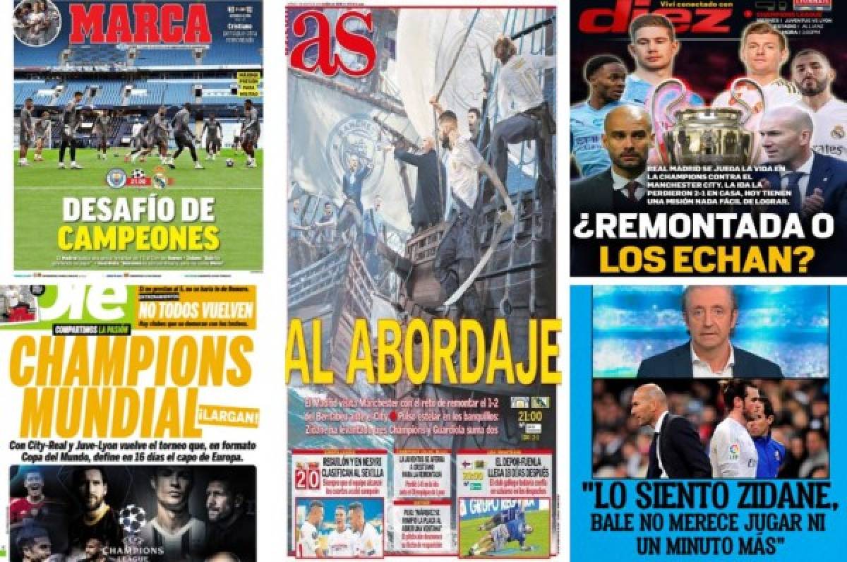 'Pep Guardiola los quiere hundir': Las principales portadas del mundo sobre el Manchester City-Real Madrid