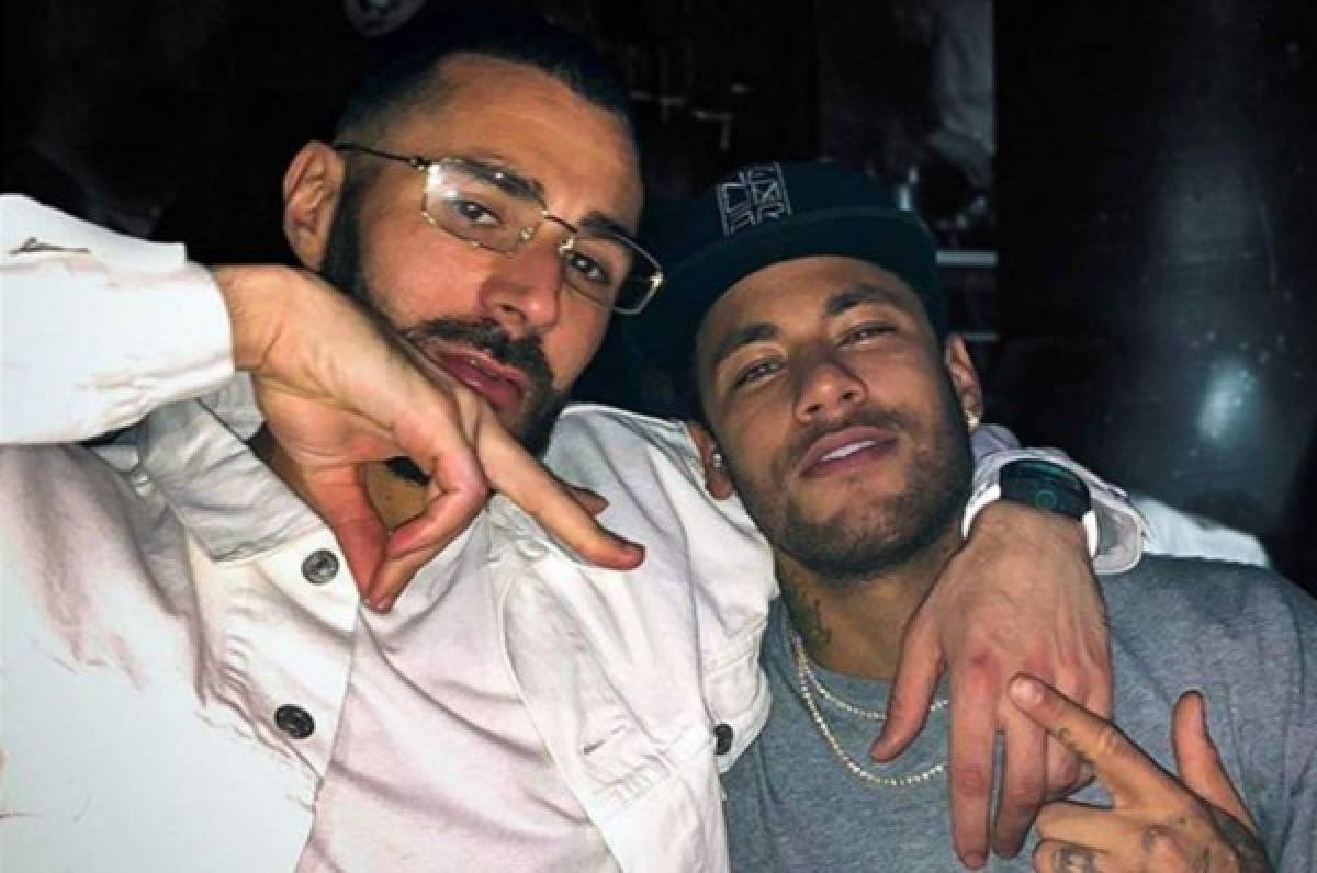 ¡Sorpresa! Benzema junto a Neymar y el brasileño ilusiona al Real Madrid