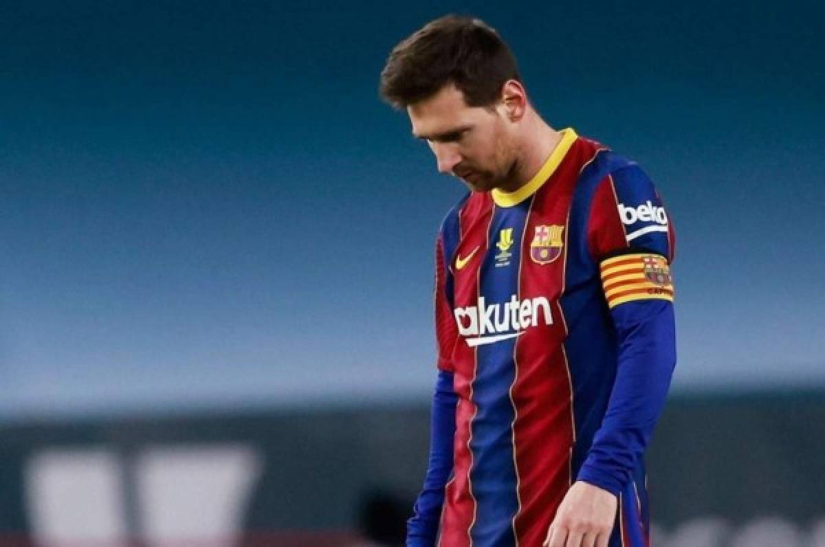 Confirmado: Dos partidos de suspensión a Messi por su roja en la Supercopa de España
