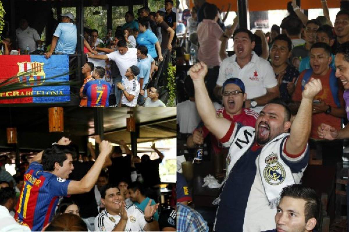 Así se vivió en Honduras el espectacular clásico Real Madrid-Barcelona